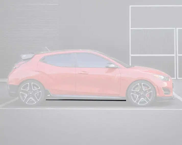 Adro Hyundai Veloster N Carbon Fiber Side Skirts V1 1