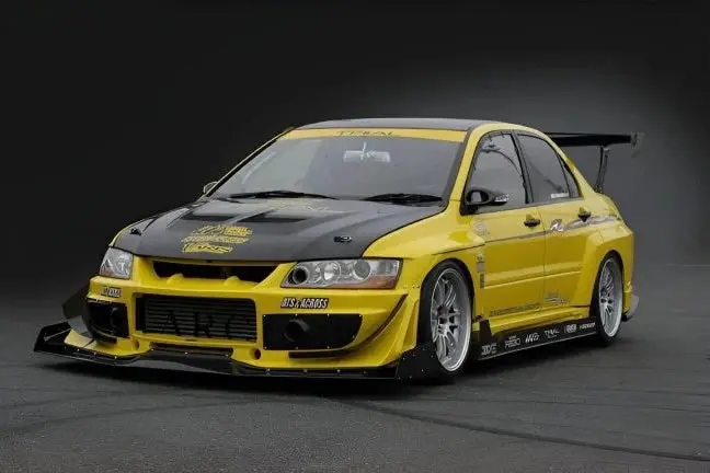 Varis Time Attack Front Wide Fender Kit For Ct9a Mitsubishi Lancer Evolution Viii [Vami-072] 1