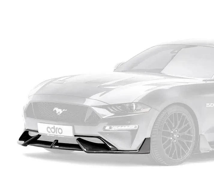 Adro Ford Mustang Carbon Fiber Upper + Lower Lip Set 1