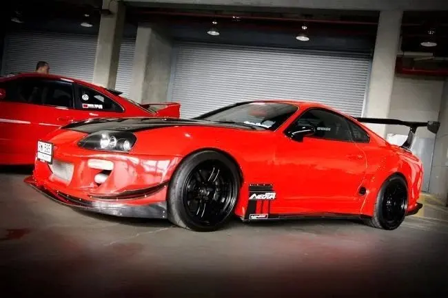 Ridox Carbon Side Under Board (For Ridox Side Skirts) For Jza80 Toyota Supra 1