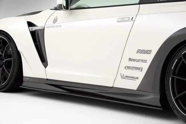 Varis Magnum Opus '19 Side Skirt Set Ver.2 For Eba-R35 Nissan Gt-R [Vani-245C] 1