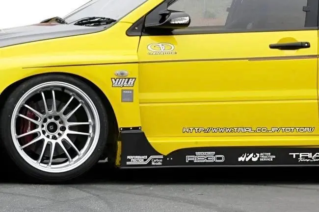 Varis Carbon Time Attack Underboard Airflow Guards For Ct9a Mitsubishi Lancer Evolution Viii [Vami-083] 1