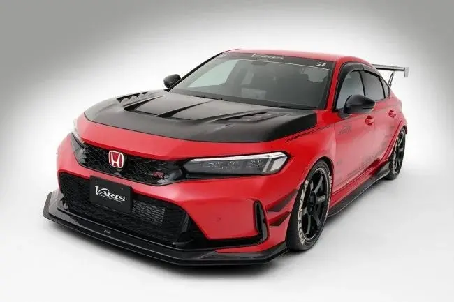 Varis Arising-1 Evo Carbon + Side Under Splitters For Fl5 Honda Civic Type R [Vaho-102] 1
