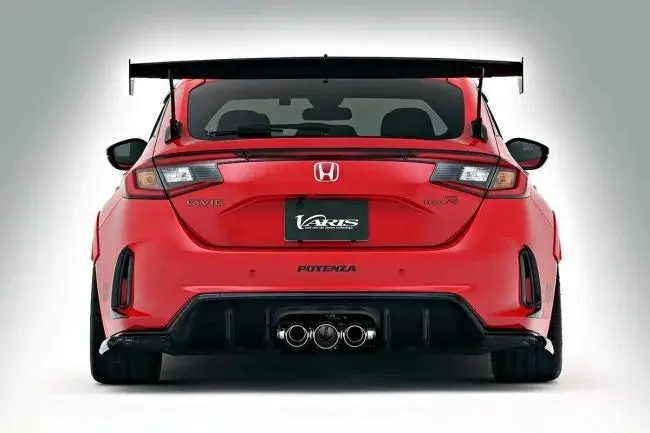 Varis Arising-1 Carbon Rear Under Splitters For Fl5 Honda Civic Type R [Vaho-108] 1