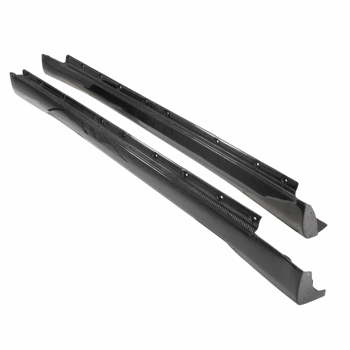 Tw-Style Carbon Fiber Side Skirts For 2003-2007 Infiniti G35 4Dr 1