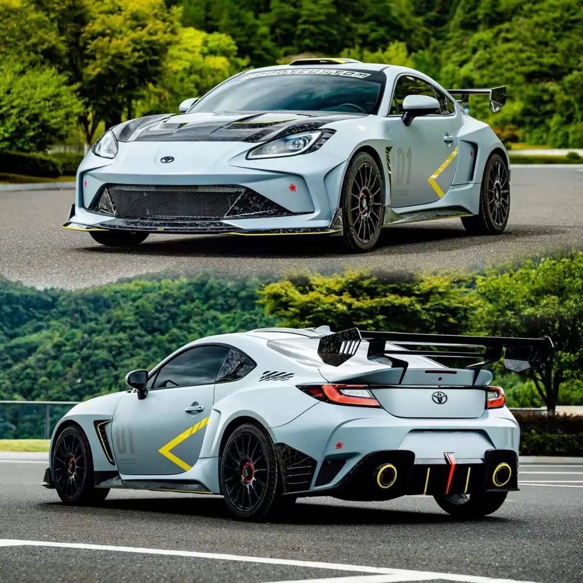 Robot Craftsman "Shinning" Widebody Wheel Arches & Side Skirts For Toyota Gr86 Subaru Brz 1