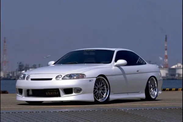Vertex Aero Kit (Front Bumper, Side Skirts, Rear Lip, Right Exhaust Exit) For 1991-1996 Toyota Jzz30 Soarer/Lexus Sc300 1