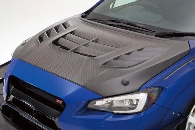 Varis Cooling Bonnet Hood (For Fmic) For Va Subaru Wrx / Sti [Vbsu-133V / Vbsu-133C / Vbsu-133F] 1