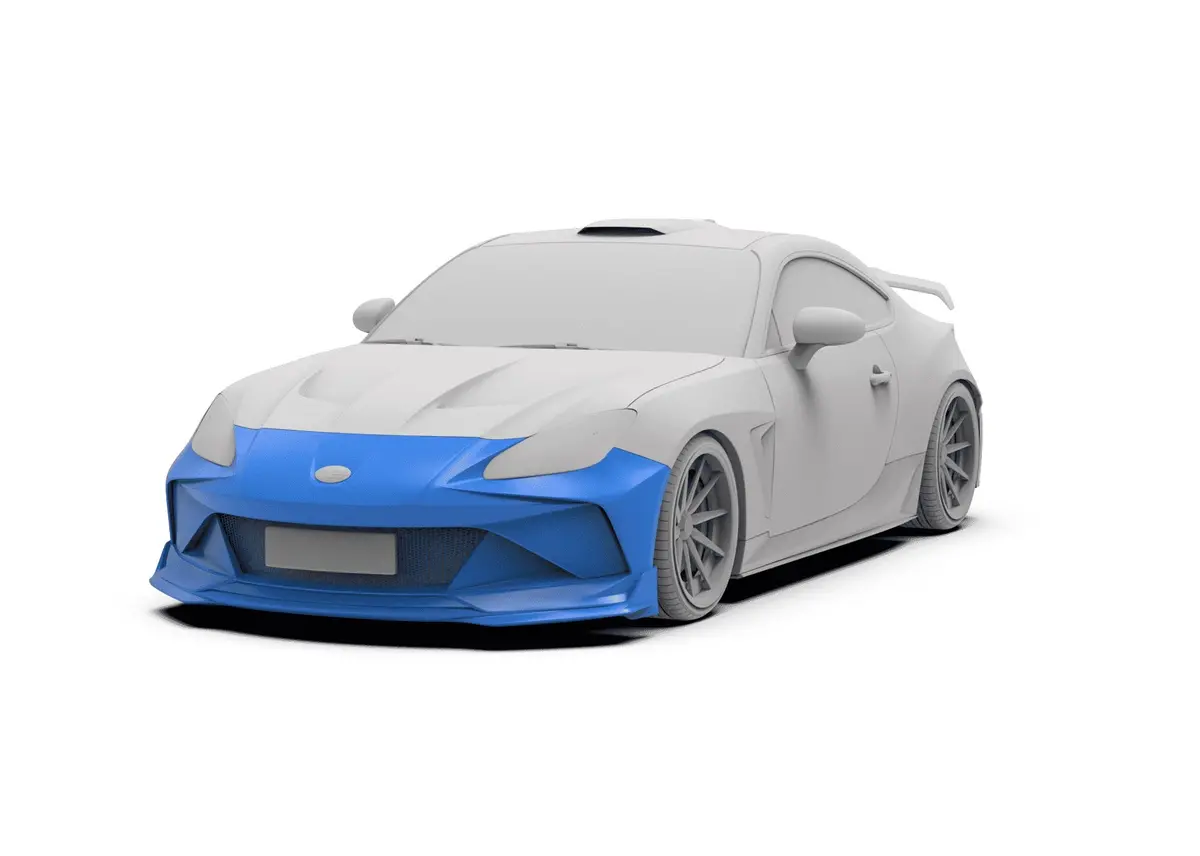 Robot Craftsman "Shinning" Narrow Body Front Bumper & Lip For Toyota Gr86 Subaru Brz 1