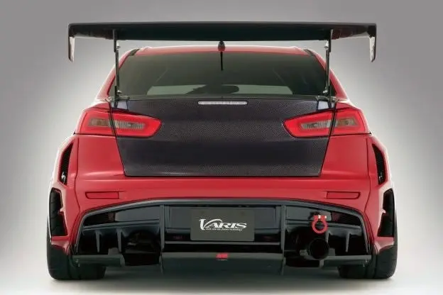 Varis 1600Mm Euro Edition Wing For Cz4a Mitsubishi Lancer Evolution X [Vgw03-160Hb1-Ac & Vgw-M04f / Vgw03-160Hb1-C & Vgw-M04f] 1