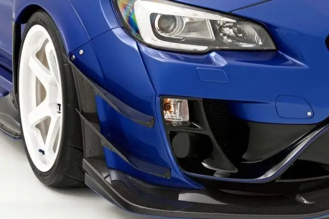 Varis Double Canard Set (For Widebody) For Va Subaru Wrx / Sti [Vasu-214] 1