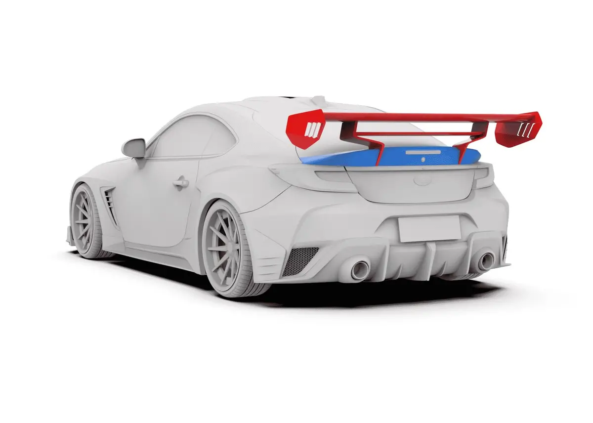 Robot Craftsman "Shinning" Extreme Rear Gt Wing For Toyota Gr86 Subaru Brz 1