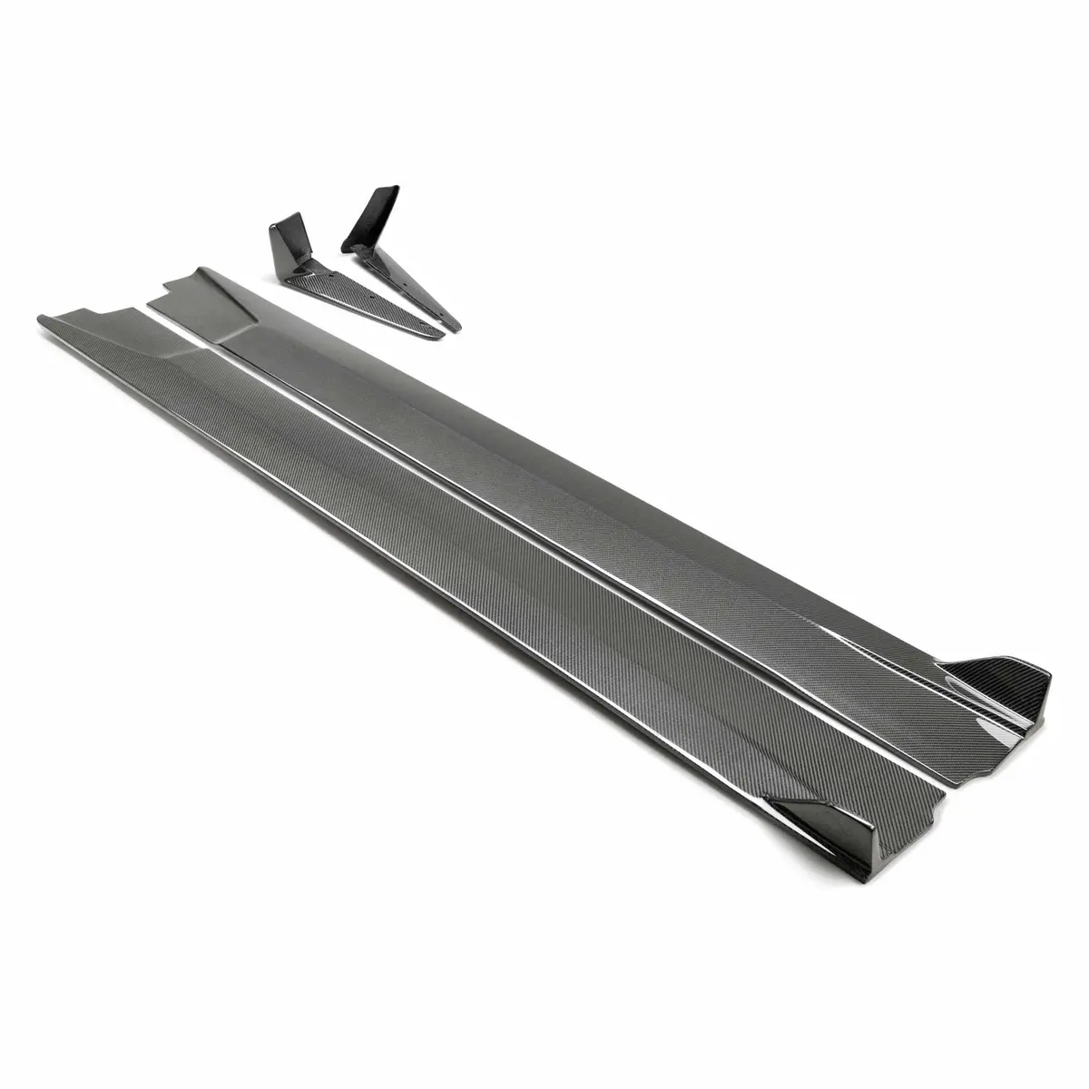 Tb-Style Carbon Fiber Side Skirts For 2017-2022 Infiniti Q60 1