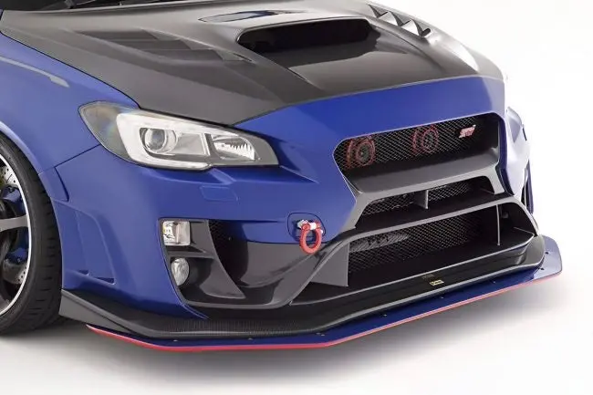 Varis Lip Extension (For Varis Arising-Ii Front Bumper) For Va Subaru Wrx / Sti [Vasu-198] 1