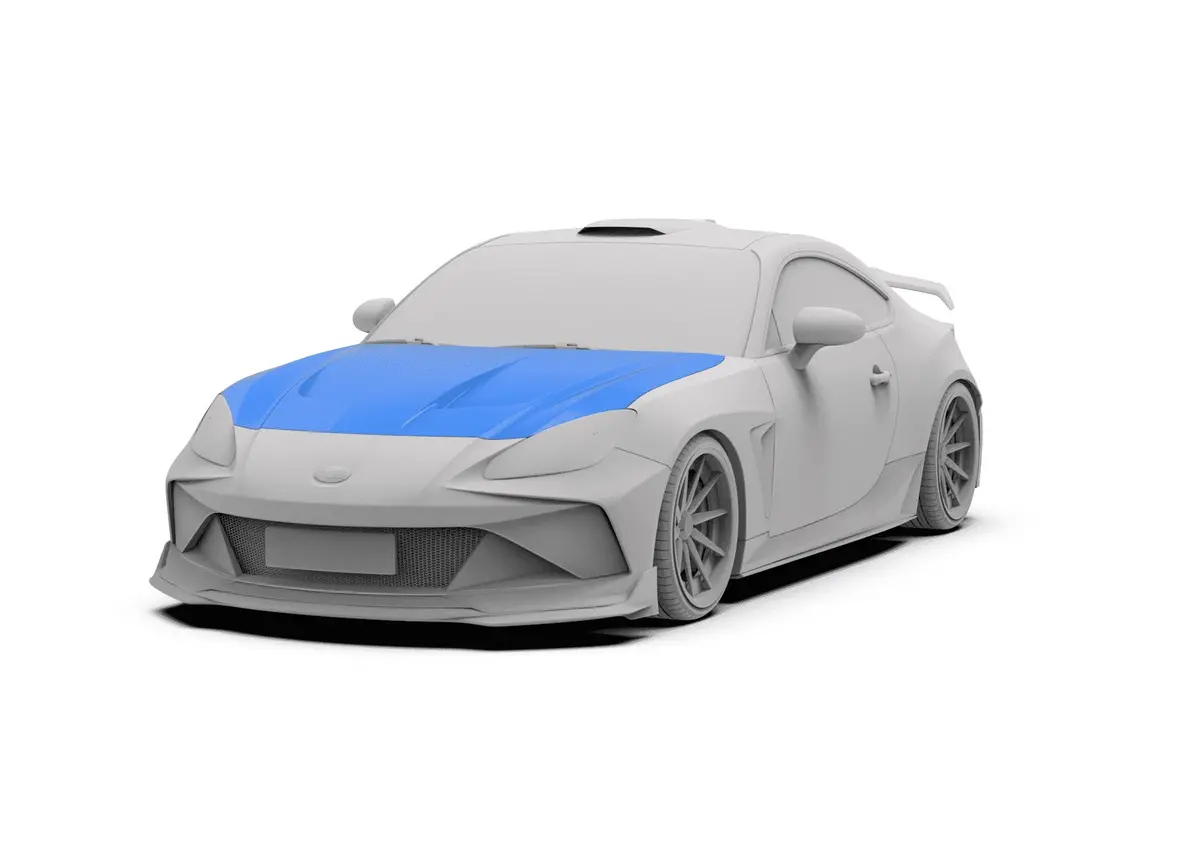 Robot Craftsman "Shinning" Hood Bonnet For Toyota Gr86 Subaru Brz 1