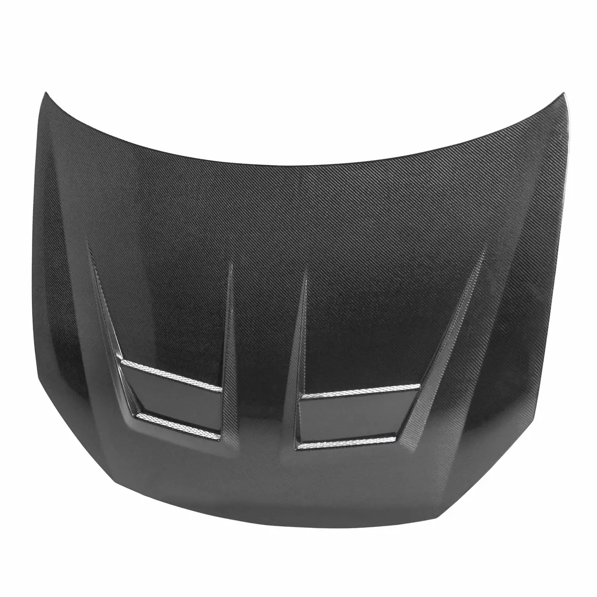 Dv-Style Carbon Fiber Hood For 2010-2014 Vw Golf / Gti (Shaved) 1