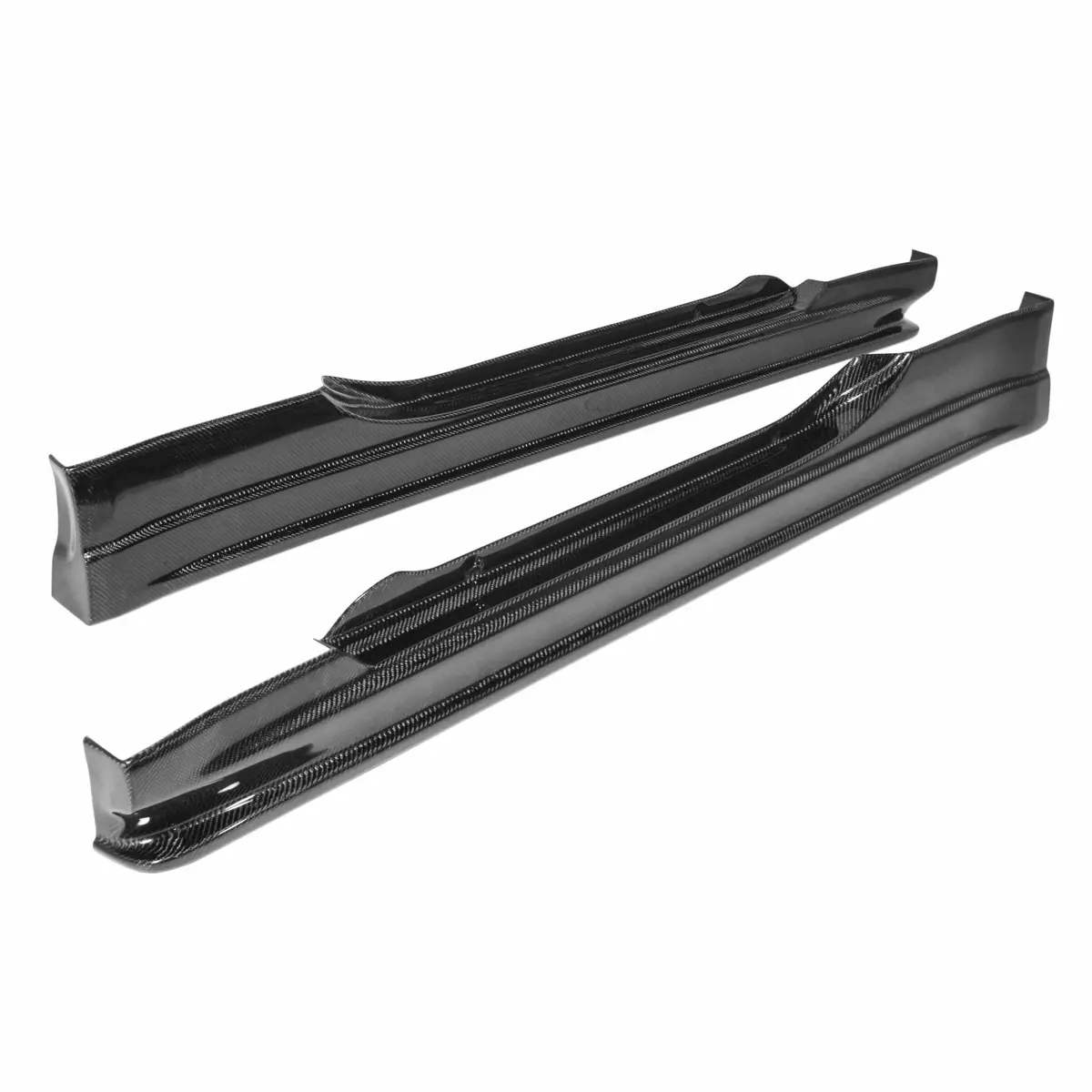Cw-Style Carbon Fiber Side Skirts For 2003-2008 Nissan 350Z 1