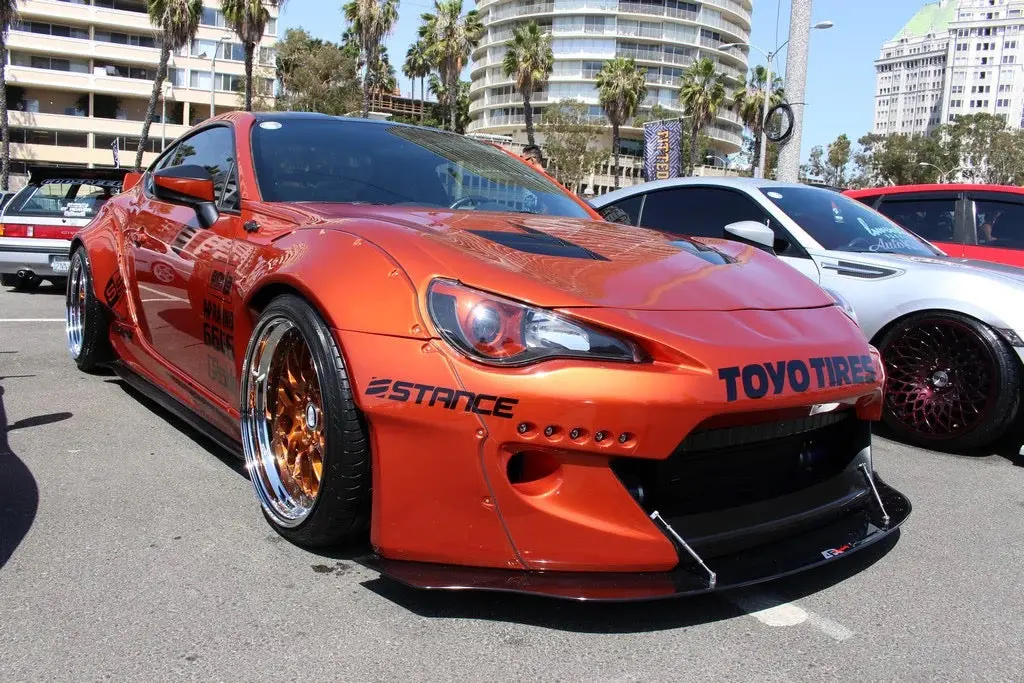 Apr Scion Fr-S /Subaru Brz Rb Version 2 Front Wind Splitter 2013+ 1