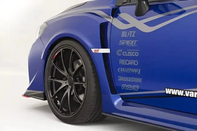 Varis Arising-I Wide Front Fenders & Front Bumper Extensions (For Oem Front Bumper) For Va Subaru Wrx / Sti [Vasu-165] 1
