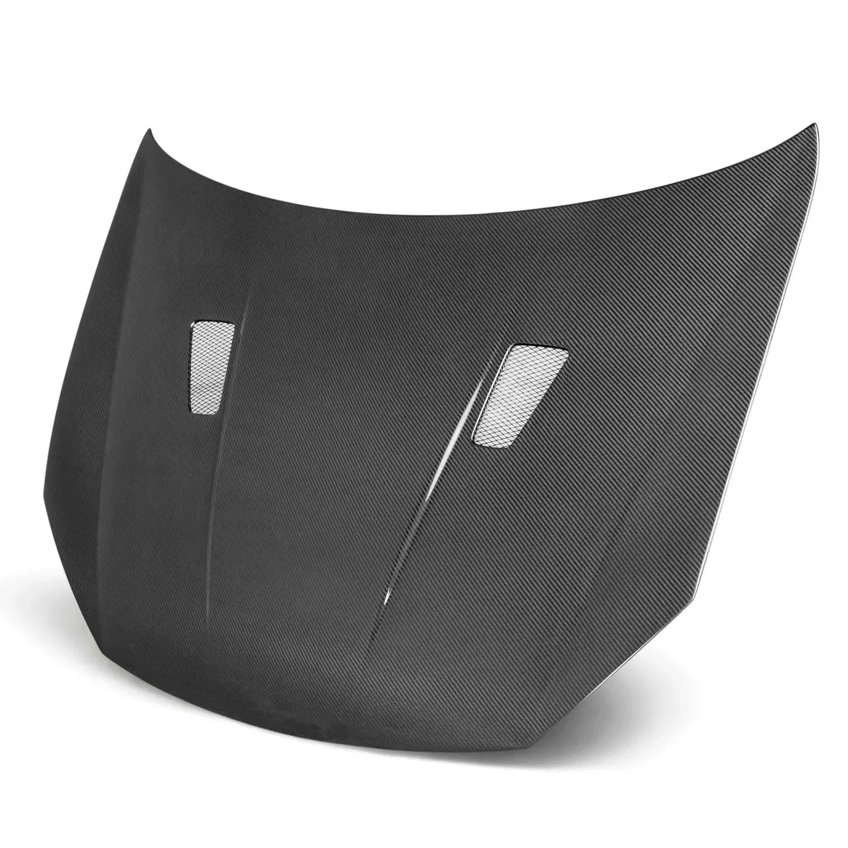 Tm-Style Carbon Fiber Hood For 2010-2014 Vw Golf / Gti (Shaved) 1