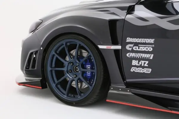 Varis Ultimate Wide Front Fender Set + Bumper Extension Cover For 2007-2014 Subaru Wrx / Sti Grb / Gvb [Vasu-161] 1
