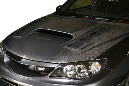 Varis Vented Cooling Hood (Bonnet) For 2007-2014 Subaru Wrx / Sti Grb [Vbsu-114 / Vbsu-115 / Vbsu-117] 1