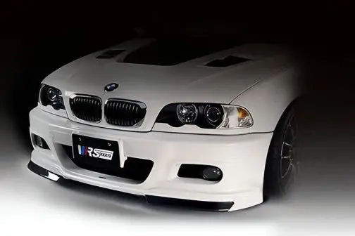 Varis Vrs Front Bumper W/ Carbon Lip Guard For E46 Bmw M3 [Vab-4613] 1