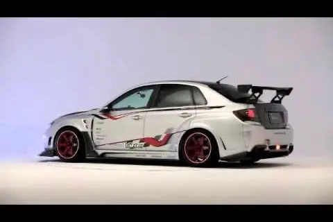 Widebody Ver. Full Kit B For 2007-2014 Subaru Wrx Gvb [Vasu-141] 1