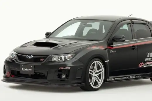 Varis Front Lip Spoiler For 2007-2014 Subaru Wrx / Sti Gvb [Vasu-096 / Vasu-097] 1