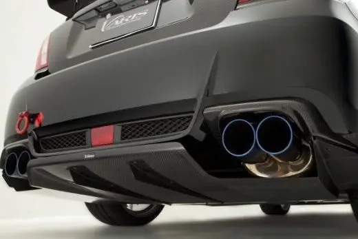 Varis Rear Diffuser For 2007-2014 Subaru Wrx / Sti Gvb [Vasu-099 /Vasu-100 / Vasu-107 / Vasu-108] 1