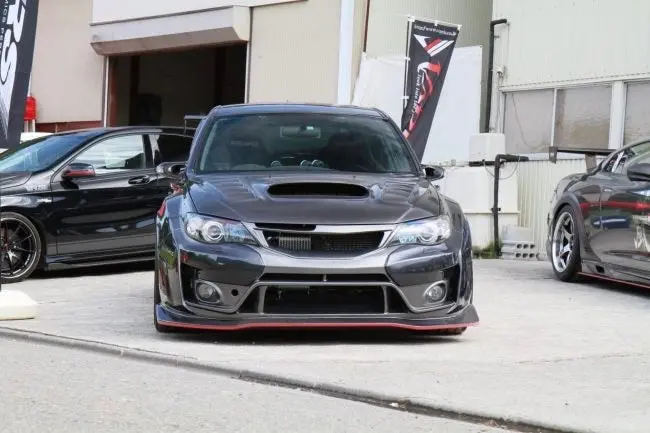 Varis Ultimate Front Bumper - Replacement Under Lip (Frp) For 2007-2014 Subaru Wrx Grb / Gvb [Vasu-154] 1