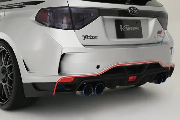 Varis Ultimate Rear Bumper For 2007-2014 Subaru Wrx / Sti Hatchback Grb [Vasu-160] 1