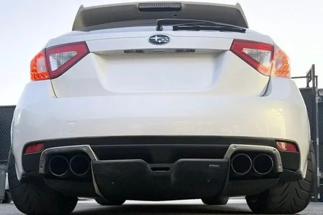 Rear Diffuser (For Varis Bumper) For 2008-2014 Subaru Wrx Grb [Vasu-178 / Vasu-179] 1