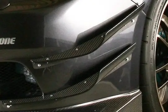 Varis '09 Version Hyper Double Canard Set For 2007-2014 Subaru Wrx / Sti Grb [Vasu-083 / Vasu-084] 1