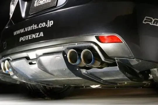 Varis '09 Version Rear Diffuser For 2007-2014 Subaru Wrx / Sti Grb / Gvb [Vasu-091 / Vasu-092] 1