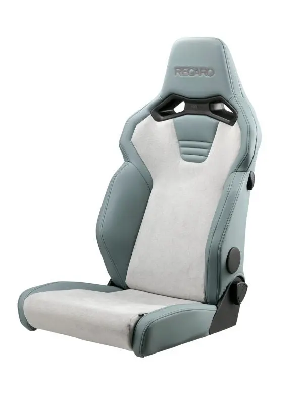 Recaro Sr-C Ut100 Mg Sg Ultra Suede Melange Gray And Artificial Leather Serge Gray 1