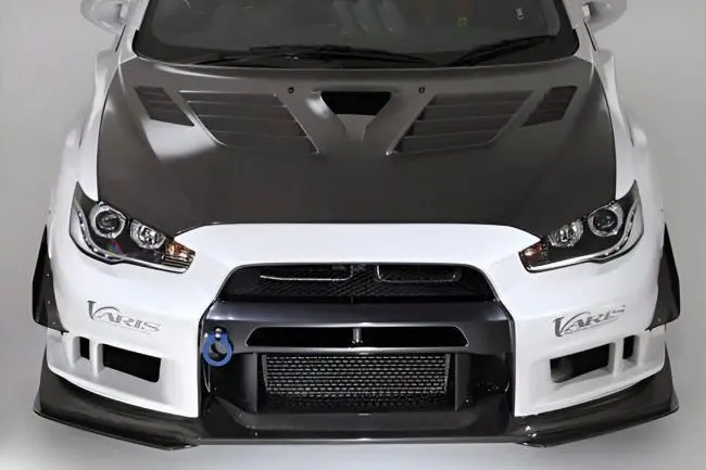 Varis 14' Ultimate Front Bumper Ver.2 + Super Taikyu Front Lip For Cz4a Mitsubishi Lancer Evolution X [Vami-213 / Vami-214] 1