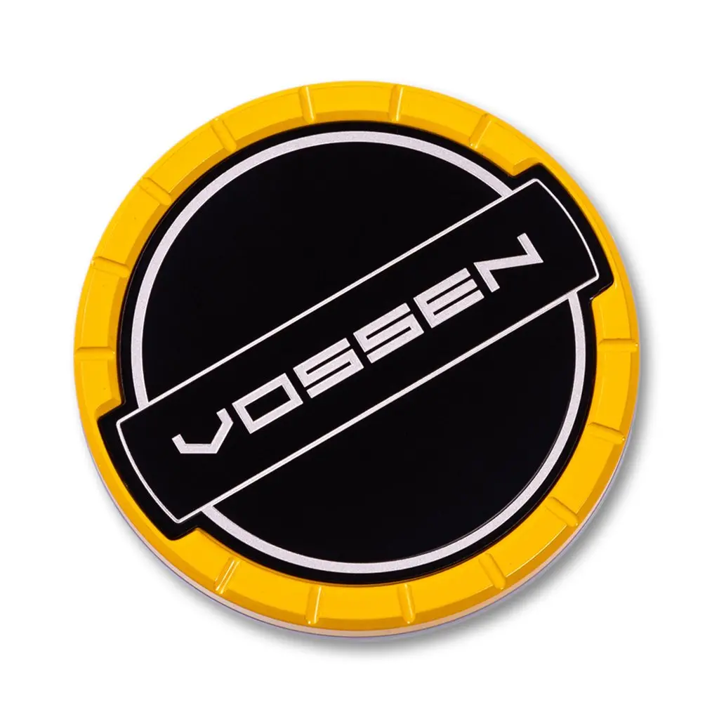Classic Billet Sport Cap Set For Cv/Vf/Hf Series Wheels (Canary Yellow) 1
