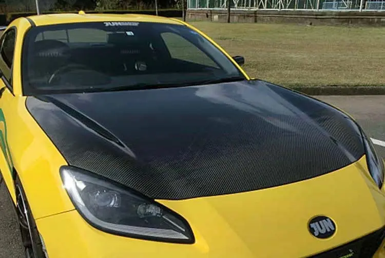 Jun Auto Mechanic Aero Hood (Carbon) For Toyota Gr86 (Zn8) & Subaru Brz (Zd8) 2022+ 1