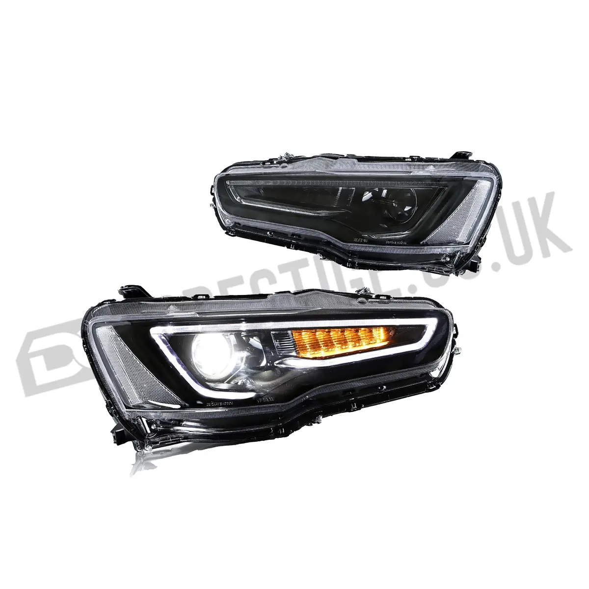 Led Headlights For 2008-2017 Mitsubishi Lancer /Evo X 1