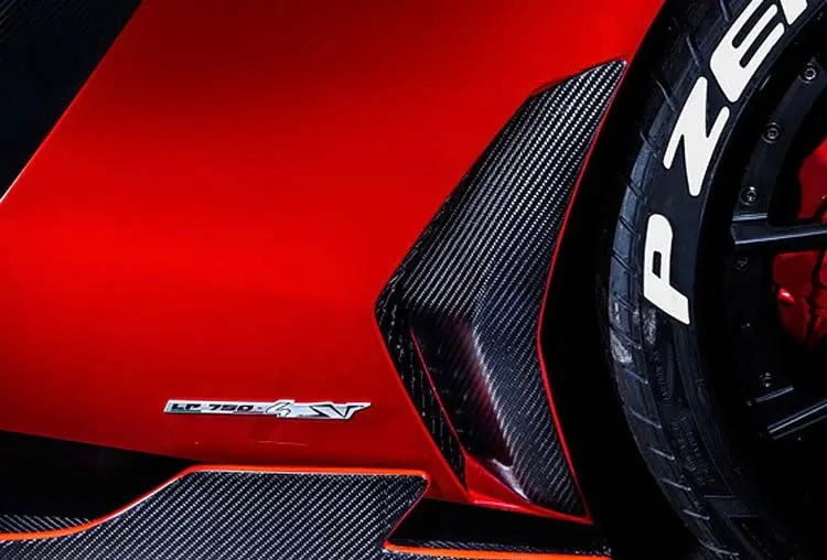 Leap Design Side Duct Cover (Carbon) For Lamborghini Aventador Lp750-4Sv 1