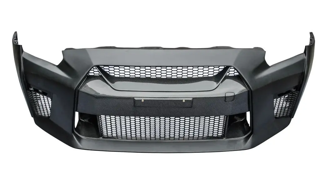 Cmst Tuning Carbon Fiber Stage 1 Front Bumper & Lip For Nissan Gtr Gt-R R35 2008-2016 Facelift Conversion 1