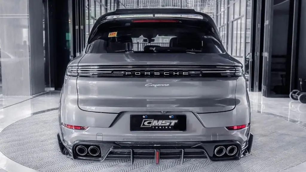 Cmst Tuning Carbon Fiber & Frp Rear Diffuser & Canards For Porsche Cayenne 9Y0 9Y3 E-Hybrid 1
