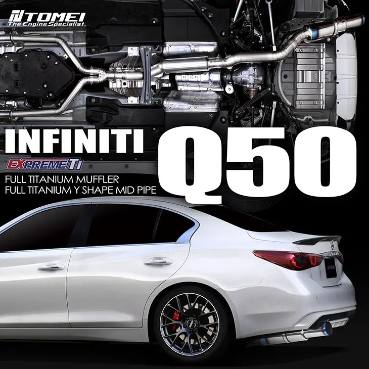 Full Titanium  Muffler Kit Expreme Ti Q50 1