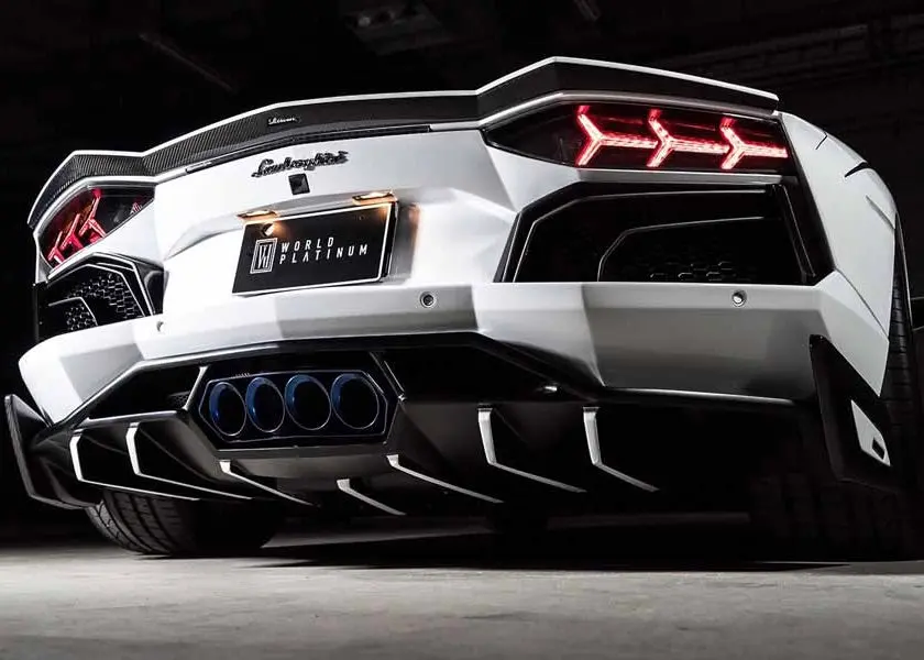 Rowen Rear Under Diffuser (Frp) For 2012-2017 Aventador Lp700-4 1