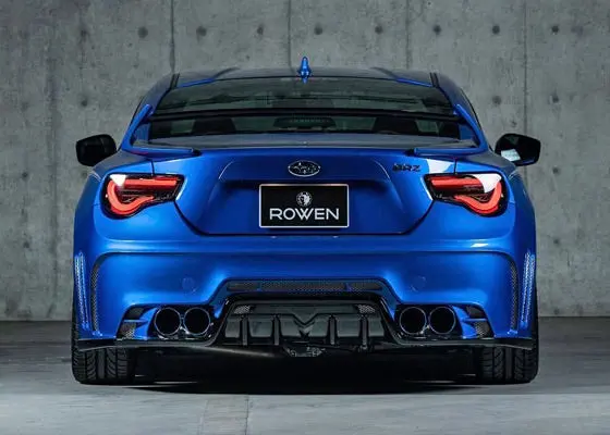 Rowen Rr Street Zero Rear Bumper (Frp) For Subaru Brz (Zc6) 2017-2020 1