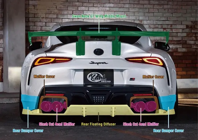 Kuhl Racing A90r-Gt 6Pc Aero Kit For Toyota Gr Supra (Db42) 2022+ 7