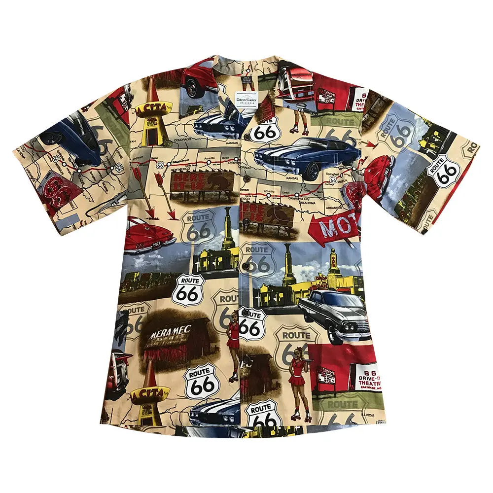 Chevy Route 66 Camp Shirt 1