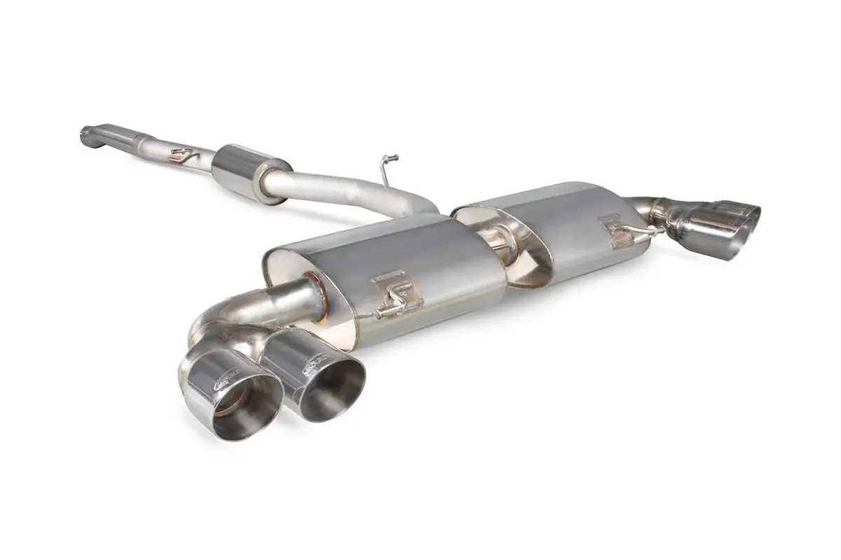 Scorpion Exhausts Resonated Cat-Back System Without Valves Non-Valved S1 2.0 Tfsi Quattro 2014 - Sau047d 1