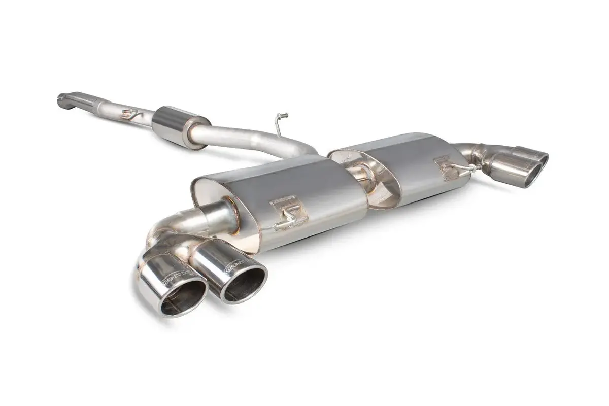 Scorpion Exhausts Resonated Cat-Back System Without Valves Non-Valved S1 2.0 Tfsi Quattro 2014 - Sau047 1